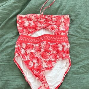 MICHAEL Michael Kors Pink Floral Kids One Piece